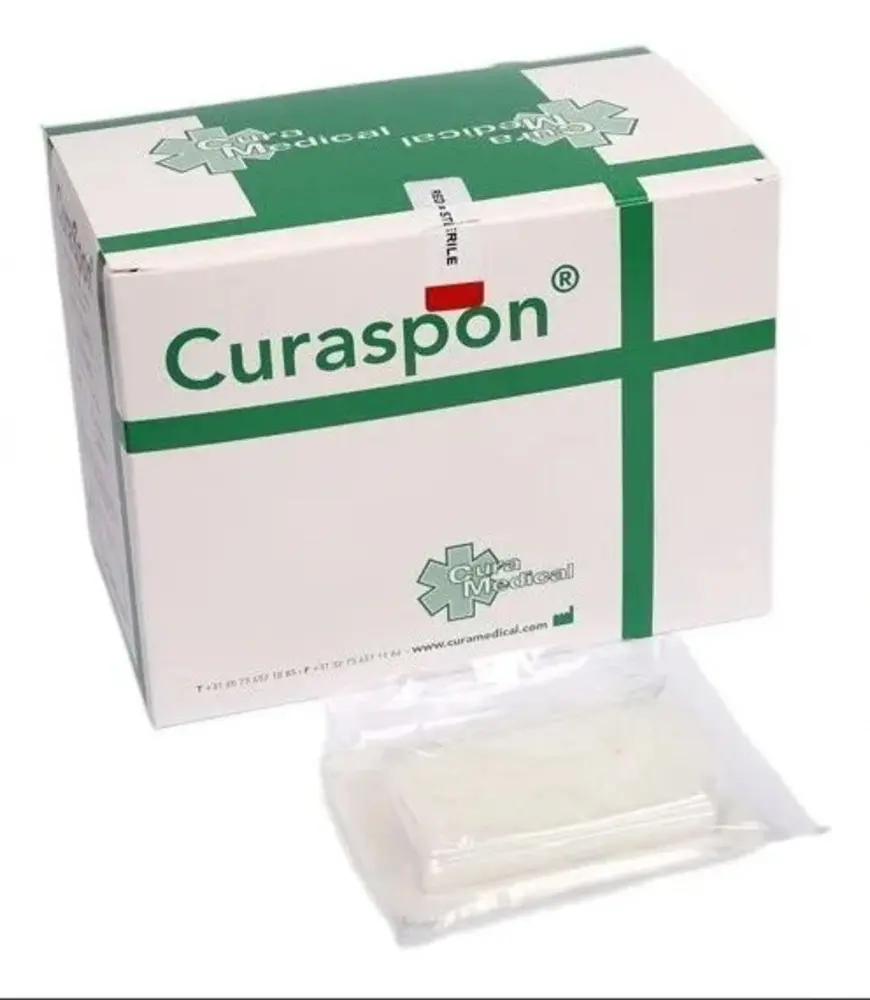 [8466] ESPONJA HEMOSTATICA DE GELATINA 80X50X10MM X UNIDAD (CURASPON)