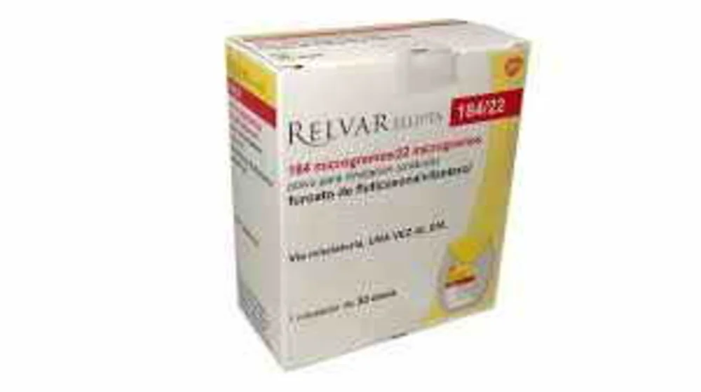 [14124] RELVAR ELLIPTA POLVO P/IN 184/22MCG X30 - FLUTICASONA FUROATO + VILANTER TRAZADO