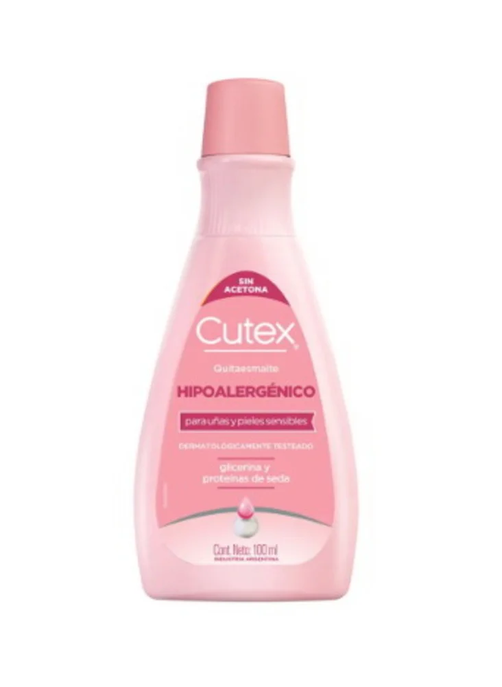 [221311] CUTEX QUITAESMALTE HIPOALERGENICO. SOLUCION X100ML