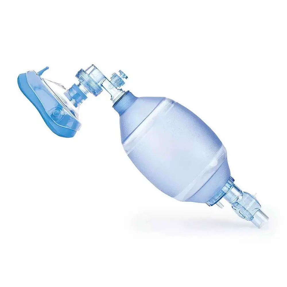 [13140] RESUCITADOR DESCARTABLE MANUAL DE PVC ADULTO C/VALVULA