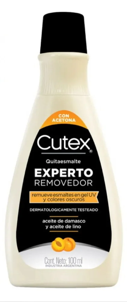 [213554] CUTEX QUITAESMALTE EXPERTO REMOVEDOR. SOLUCION X100 ML