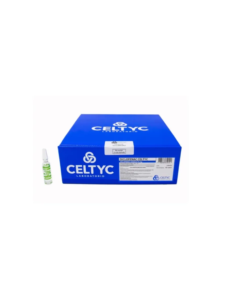[88] DICLOFENAC 75 MG  X 1 AMP 3 ML  - I M, I V - CELTYC - B3 -