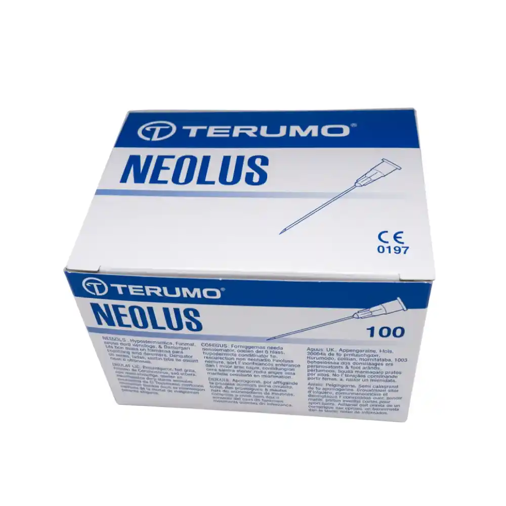 AGUJA DESCARTABLE 16/5 25G X 5/8` - X 100 UNIDADES (TERUMO)