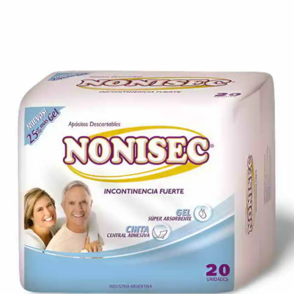 [1641] APOSITO DESC.  P/ INCONTINENCIA FUERTE X 20 UNIDADES