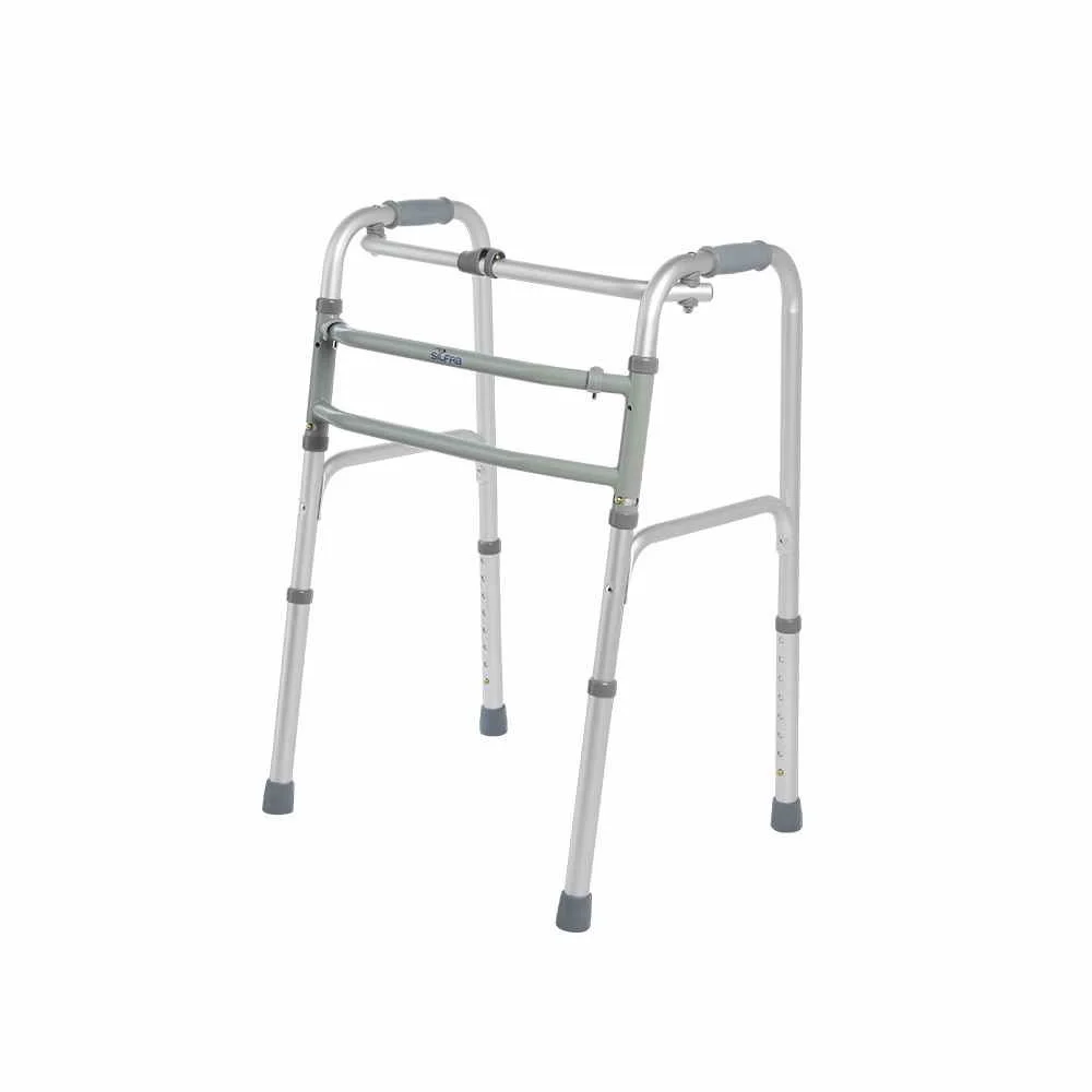 [4735] ANDADOR ALUMINIO PLEGABLE ADULTO -FIJO Y MOVIL A3015