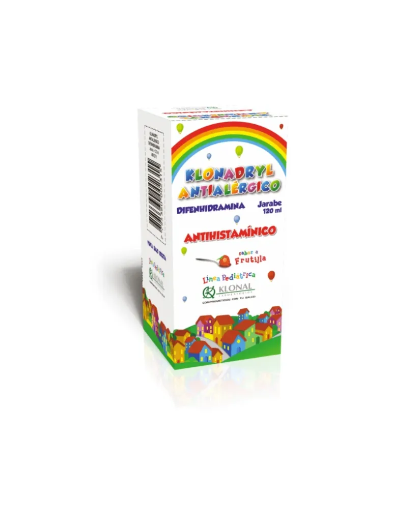 [5452] DIFENHIDRAMINA KLONADRYL JBE/DIFEN250/100X120ML