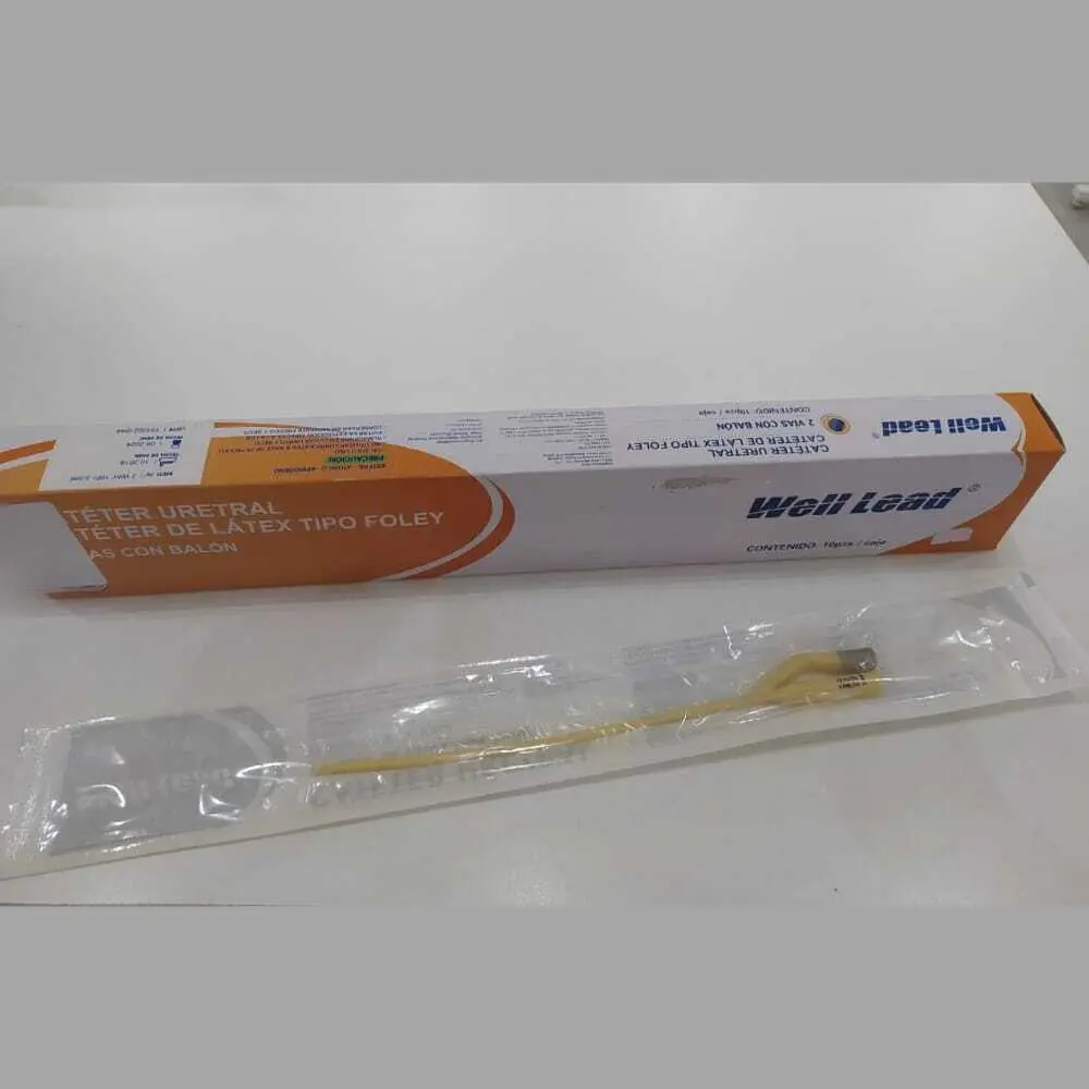[7118] SONDA FOLEY 2 VIAS LATEX C/BALON Nº 10