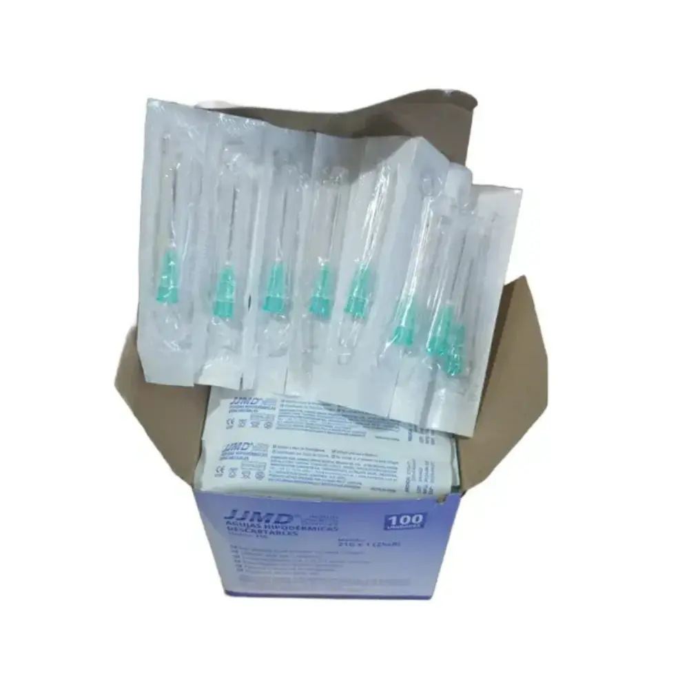 AGUJA DESCARTABLE 13/4 27 G X 1/2` - X 100 UNIDADES (JJMD)